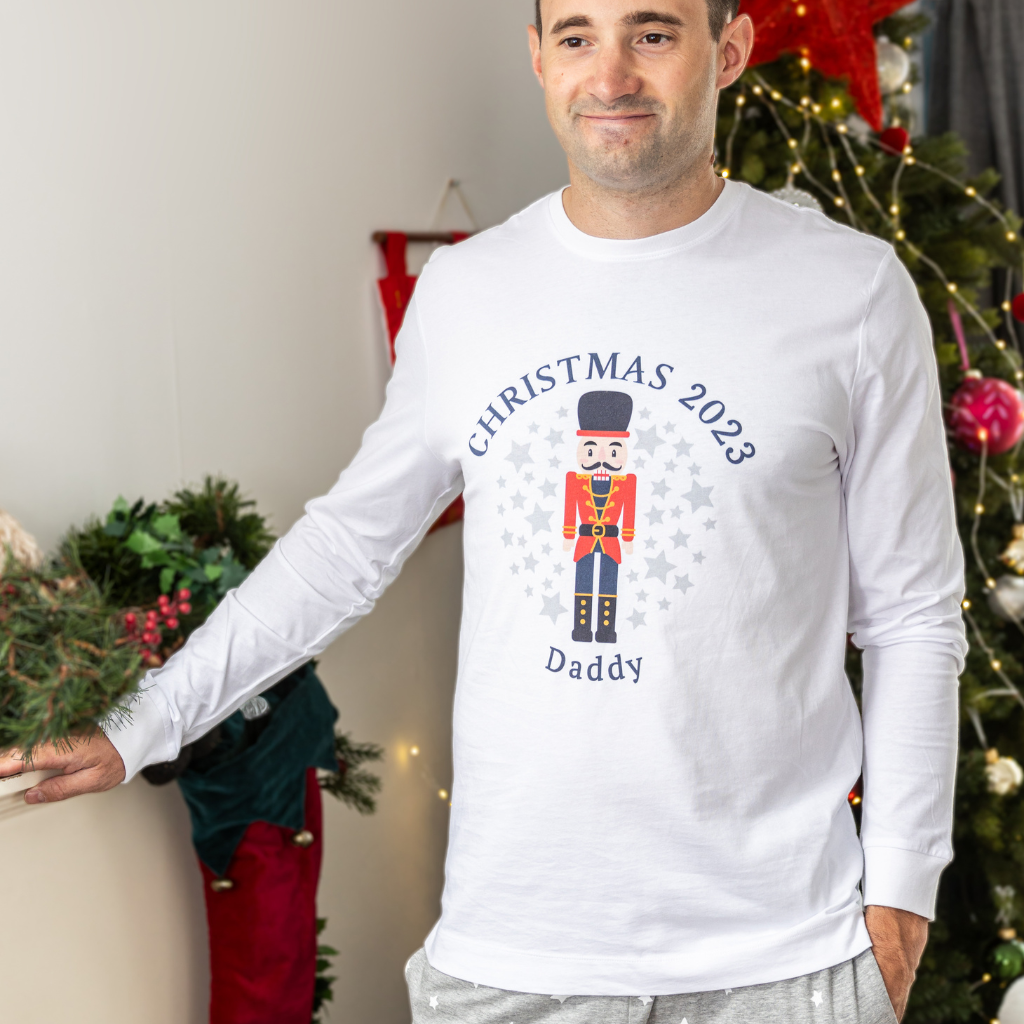 Men's Nutcracker Personalised Christmas Pyjamas percyandnell