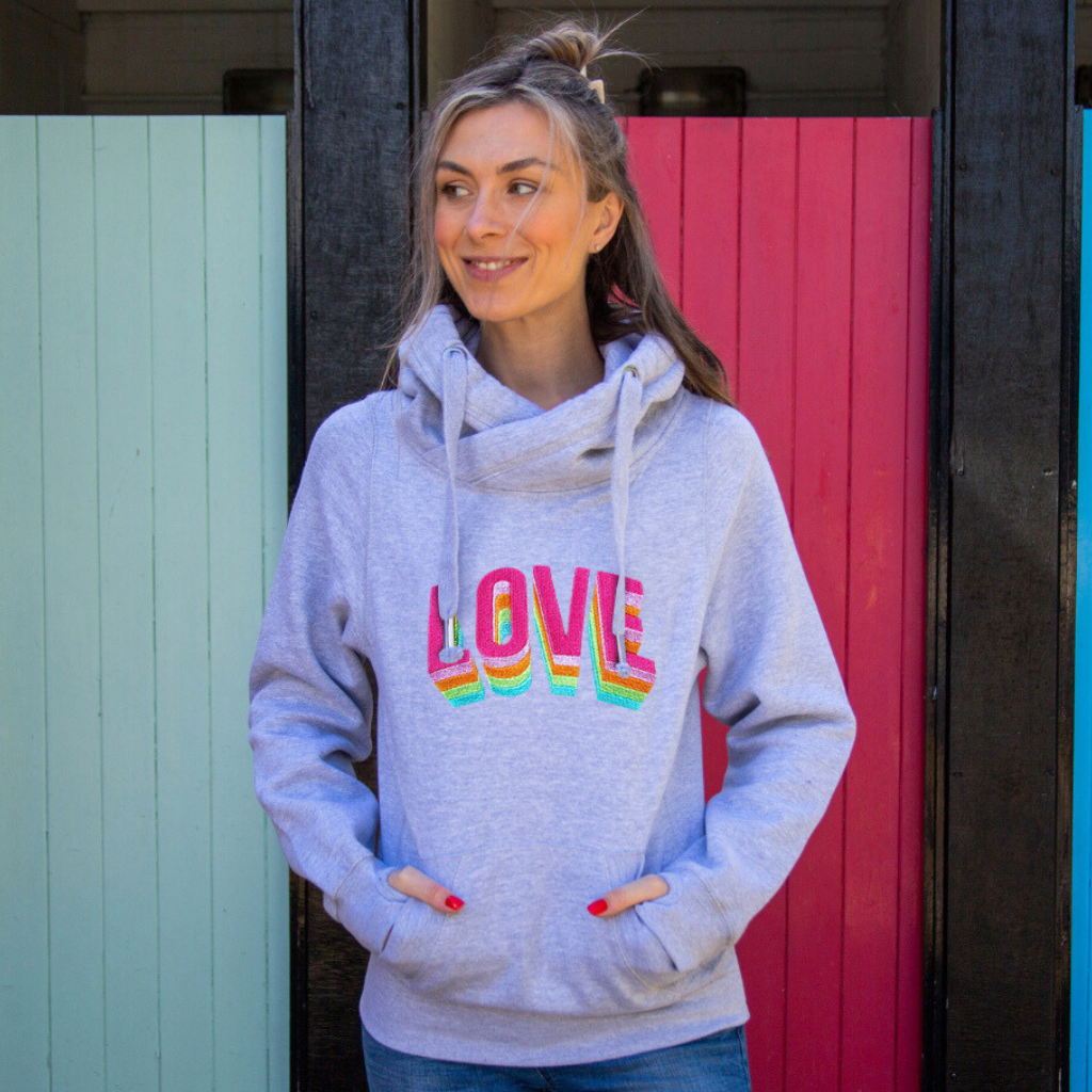 Grey romance hoodie sales