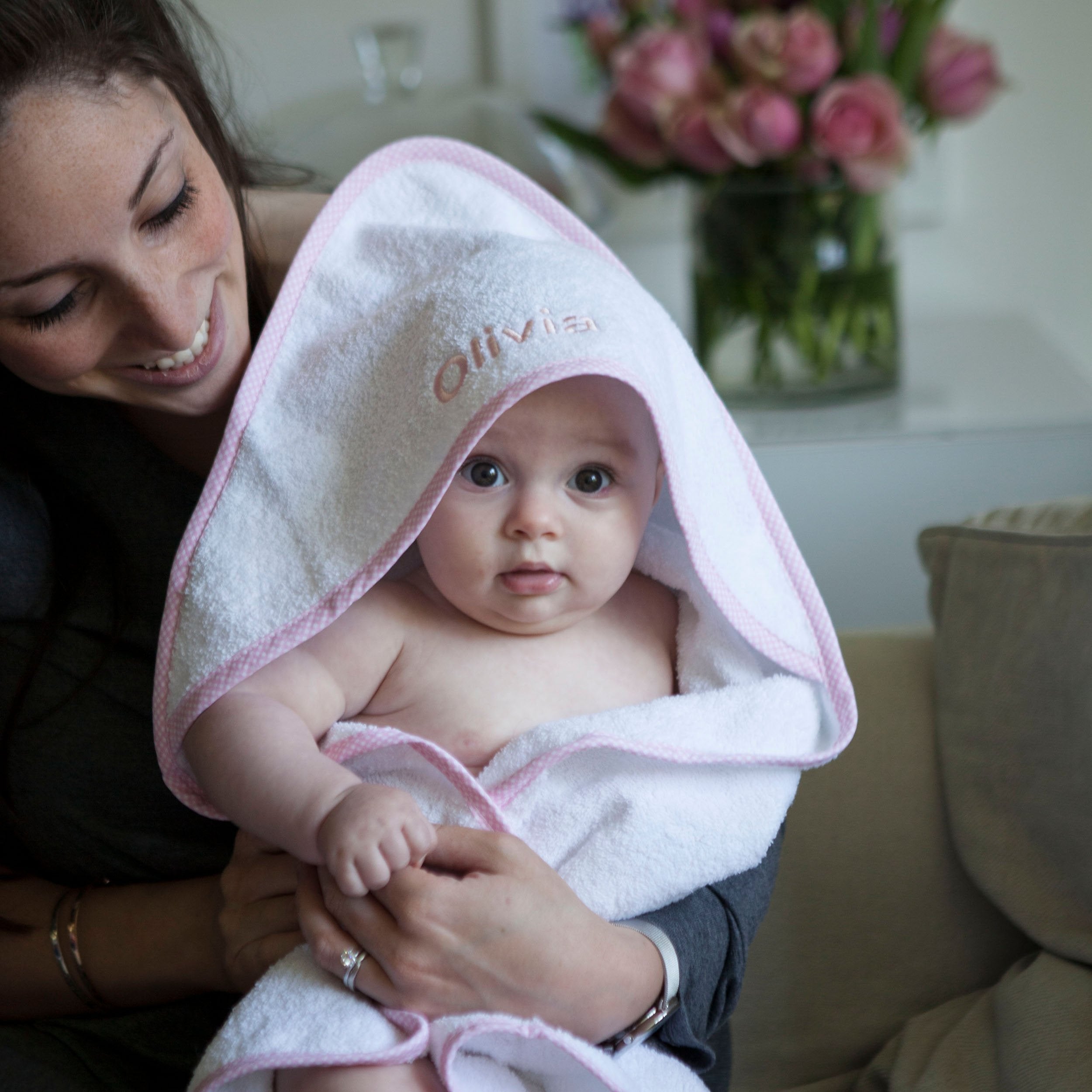 Personalised shop towel baby
