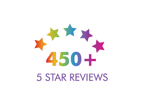 450+ 5 Star Reviews