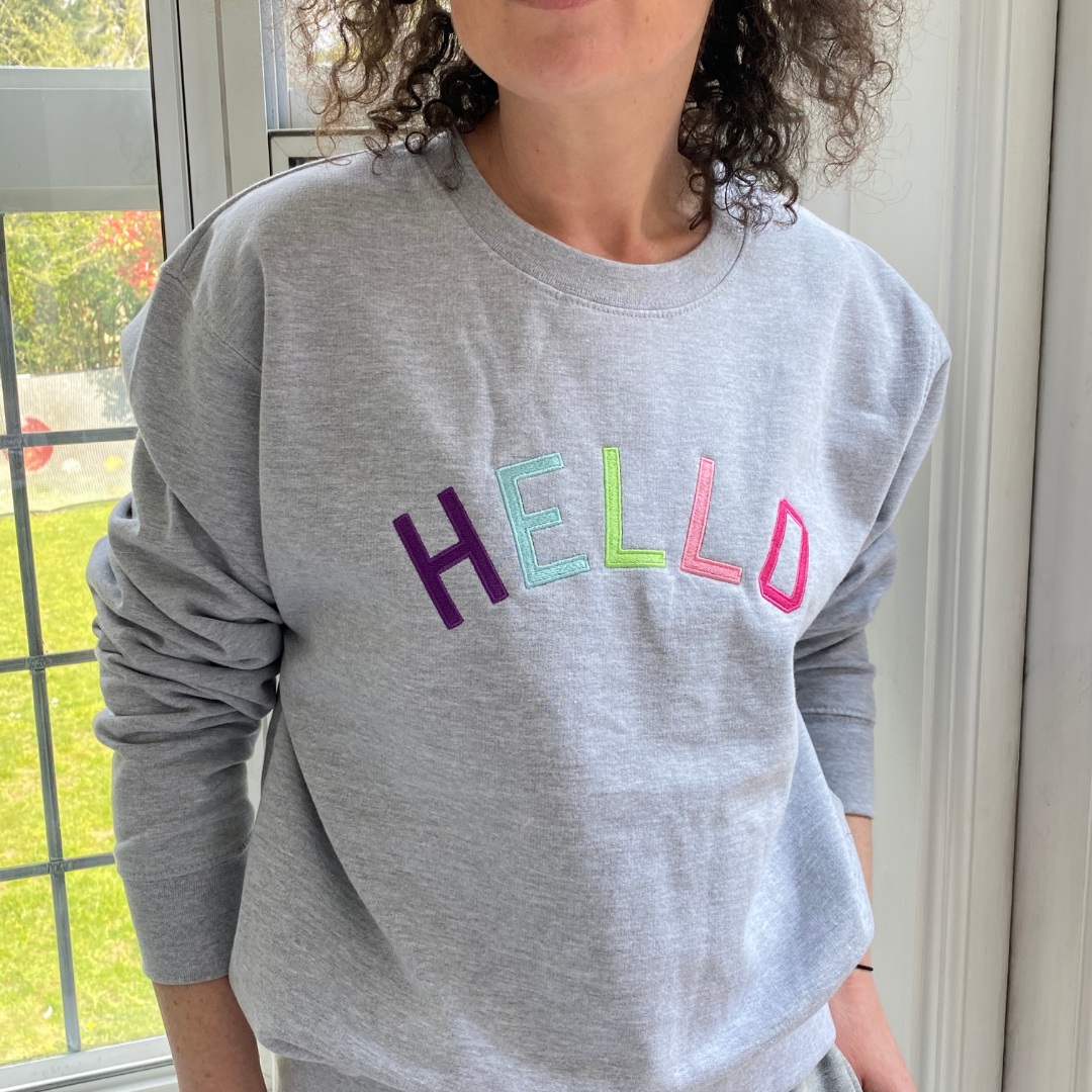 Old navy hello sales sweatshirt