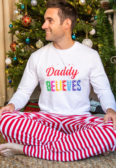 Daddy Believes Personalised Christmas Pyjamas