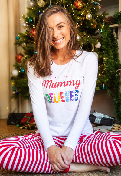 Mummy Believes Personalised Christmas Pyjamas