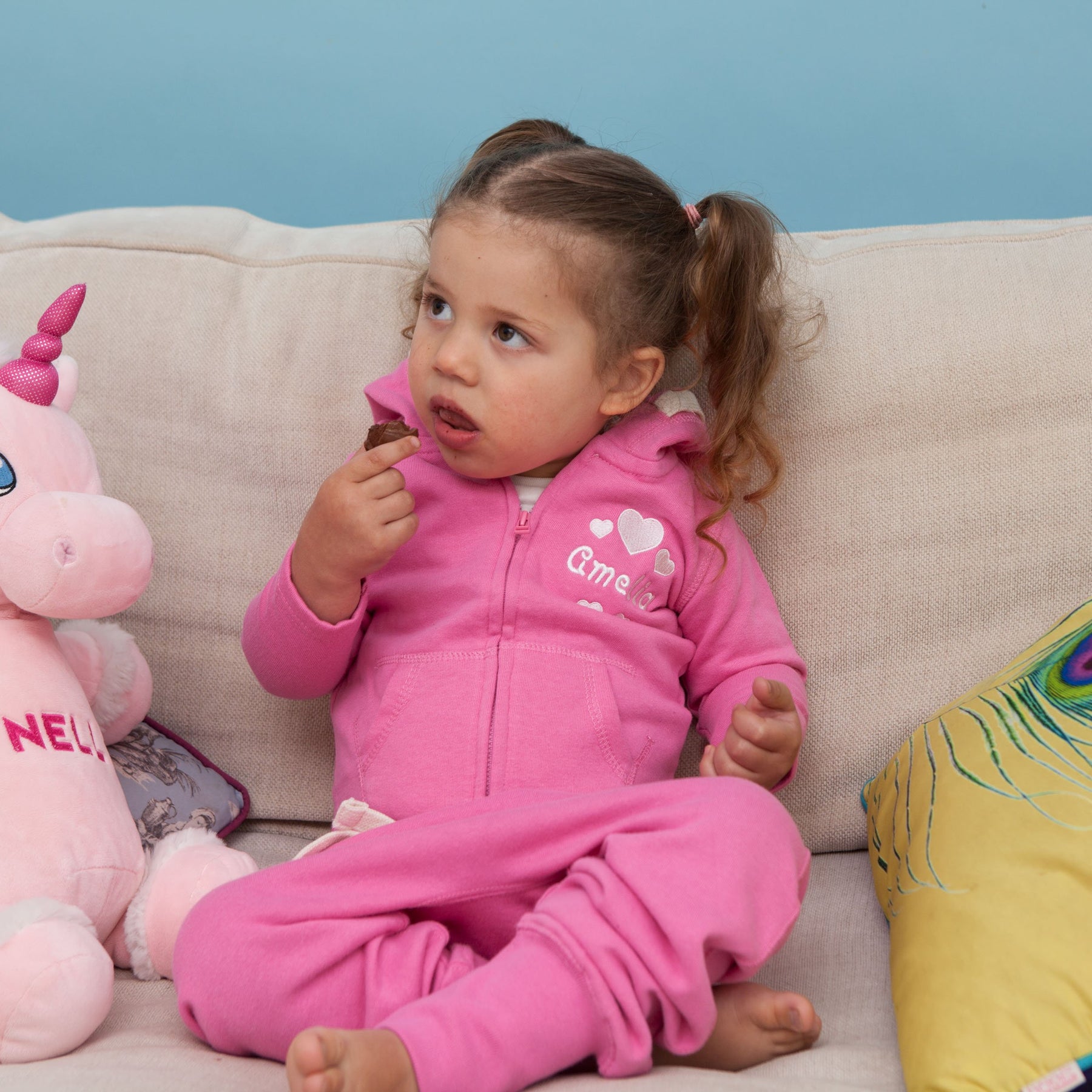 Pink infant tracksuit deals