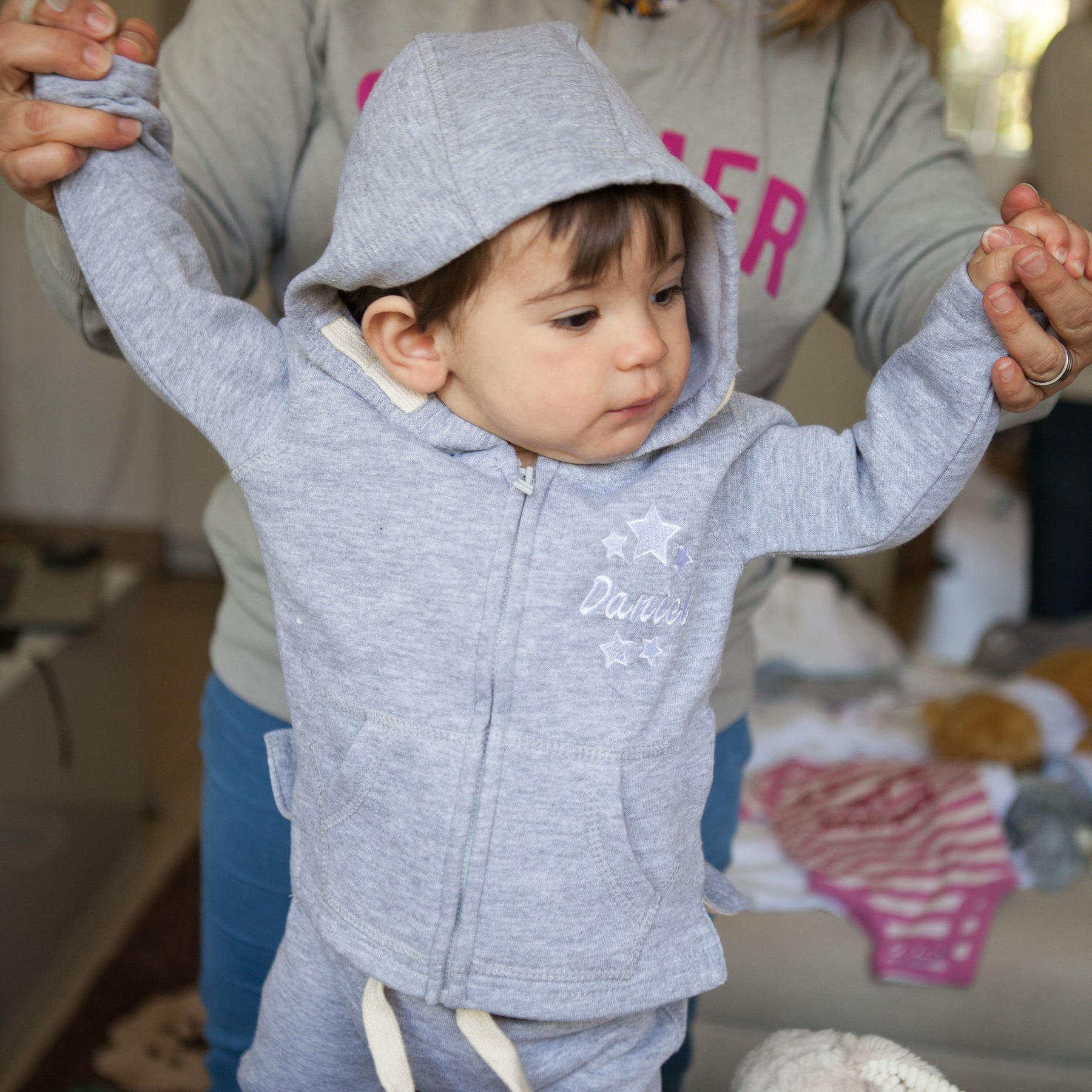 Baby top tracksuit personalised