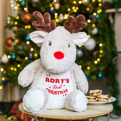Baby's First Christmas Personalised Reindeer